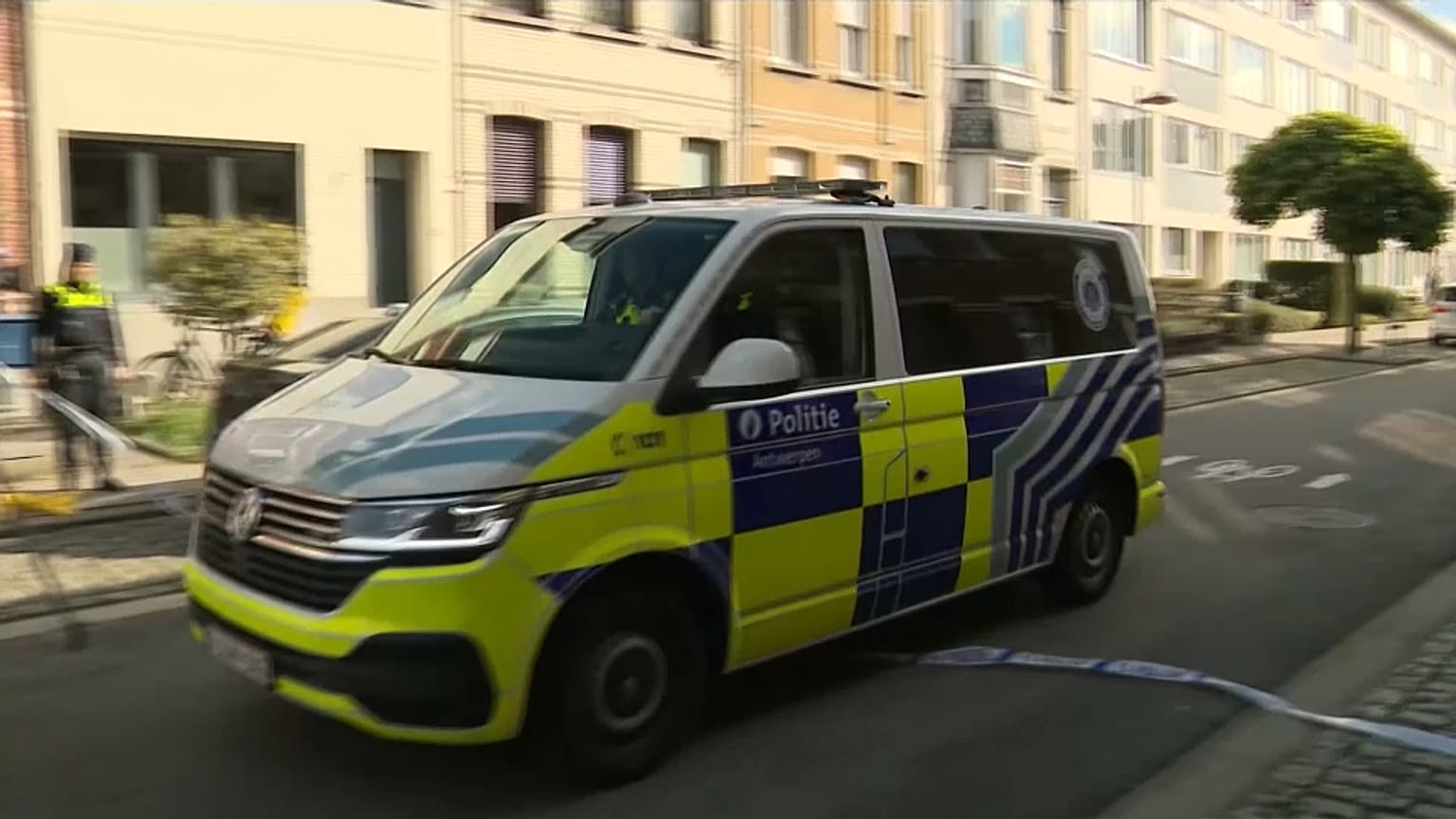 Polizeieinsatz in Merksem bei Antwerpen
