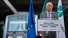 Primeiro-ministro António Costa no lançamento da linha de alta velocidade