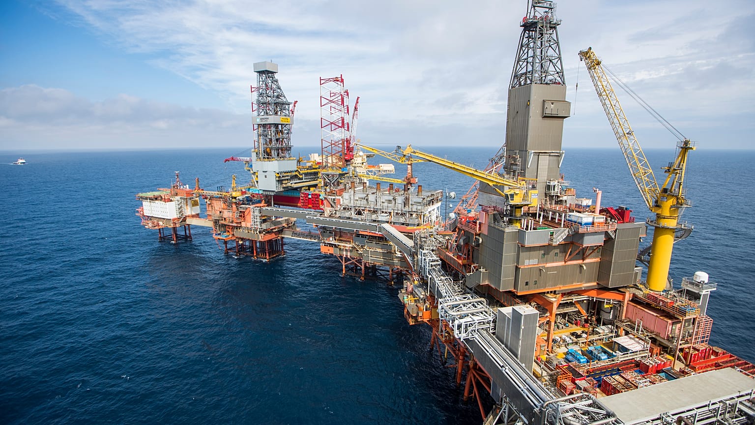 The Valhall oil field off the North Sea, Aug. 15, 2017.