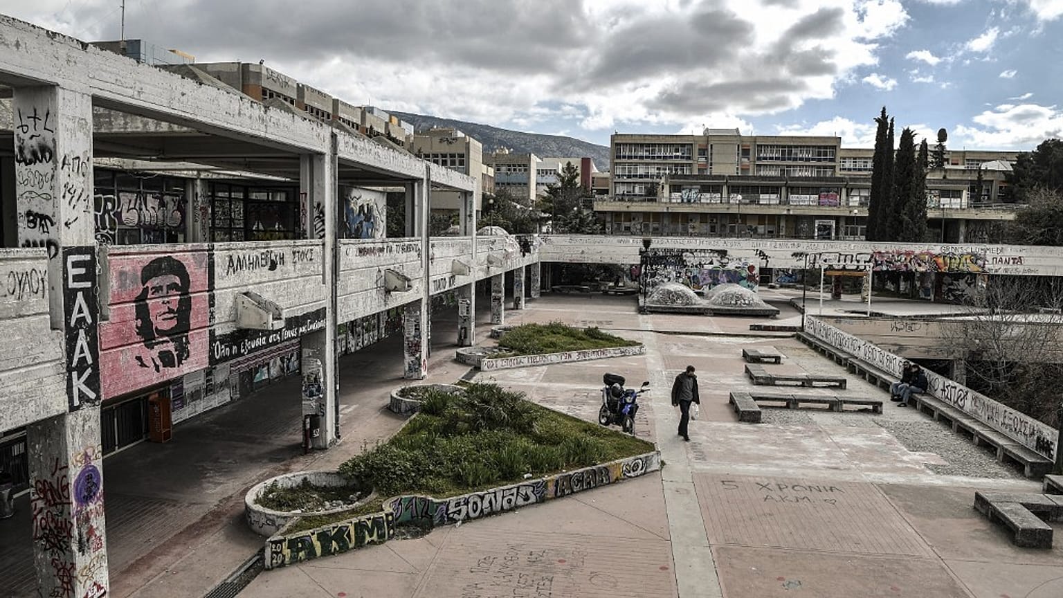 The raids took place at the Zografou campus of the National Technical University of Athens.