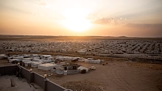 The suspect is accused of keeping a Yazidi slave at her home in Iraq.