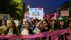 Proteste für das Recht auf Abtreibung in Europa
