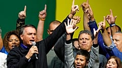 Brasiliens Präsident Jair Bolsonaro im Wahlkampf