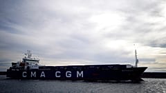Le navire Aknoul de CMA CGM sert habituellement à faire des trajets entre le Maroc et la France.