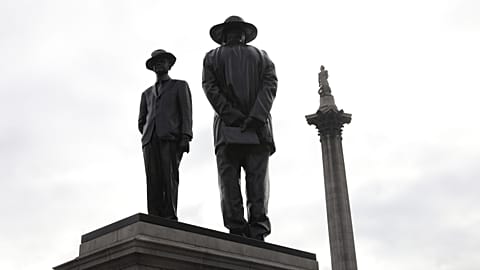 Simon Kambalu's Antelope in Trafalgar Square