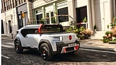 Citroen has unveoled ‘Oli,’ an all-electric concept car that  looks rather unconventional with its boxy silhouette and its vertical windshield.