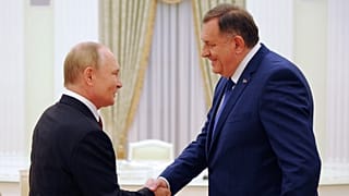 Il leader serbo Milorad Dodik e Vladimir Putin
