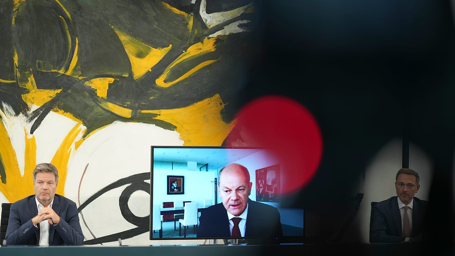 Dreier mit Videoschalte (Scholz)