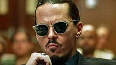 Mark Hapka  as Johnny Depp in 'Hot Take: The Depp/Heard Trial', out today