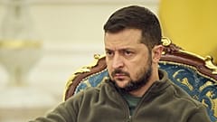 Ukrainian President Volodymyr Zelenskyy leads a meeting of the National Security and Defense Council in Kyiv on 30 September 2022