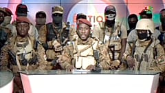 Fernsehansprache der neuen Machthaber in Burkina Faso