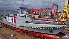 Fertiggestellte Korvette für die ukrainische Marine