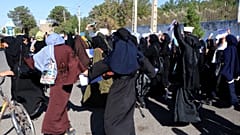 تجمع اعتراضی دانشجویان دانشگاه هرات ۲ اکتبر ۲۰۲۲