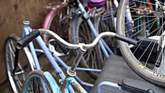Fahrräder im Depot