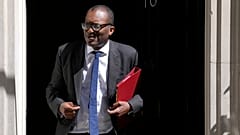 Kwasi Kwarteng leaving 10 Downing Street