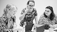 Abigail Rosser (Associate Director); Helen Eastman (Director); Olivia Presto (Stage Manager)