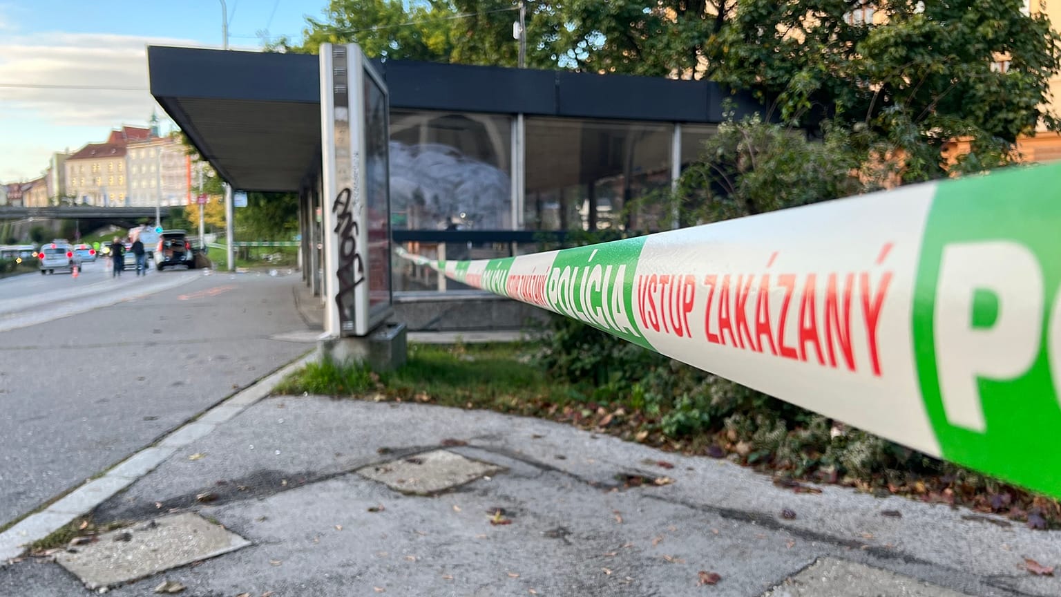 The driver was arrested at the scene in the Slovakian capital.