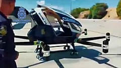 Dron de la Policía española