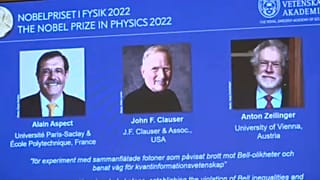 I vincitori del Premio Nobel 2022 per la Fisica.