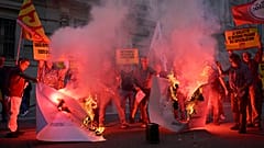 Energiepreisprotest in Rom