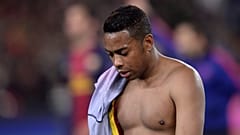 Robinho no final de um jogo pelo AC Milan, em 2013