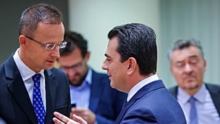 Szijjártó Péter az uniós energiaügyi miniszterek múlt heti ülésén a