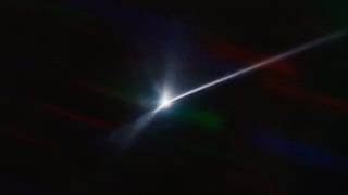 The vast plume of dust and debris blasted from the surface of the asteroid Dimorphos by NASA’s DART spacecraft