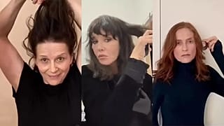 Juliette Binoche, Isabelle Adjani et Isabelle Huppert se coupant les cheveux en soutient aux femmes iraniennes   
