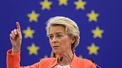 aAz Európai Bizottság elnöke az Európai Parlament ülésén Strasbourgban 2022. október 5-én.