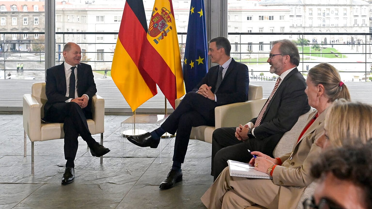 Scholz und Sánchez am Mittwoch in La Coruna in Nordspanien