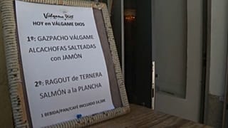 Il "Menu del Dia" si è ristretto. E costa di più del solito: 14.50 euro.
