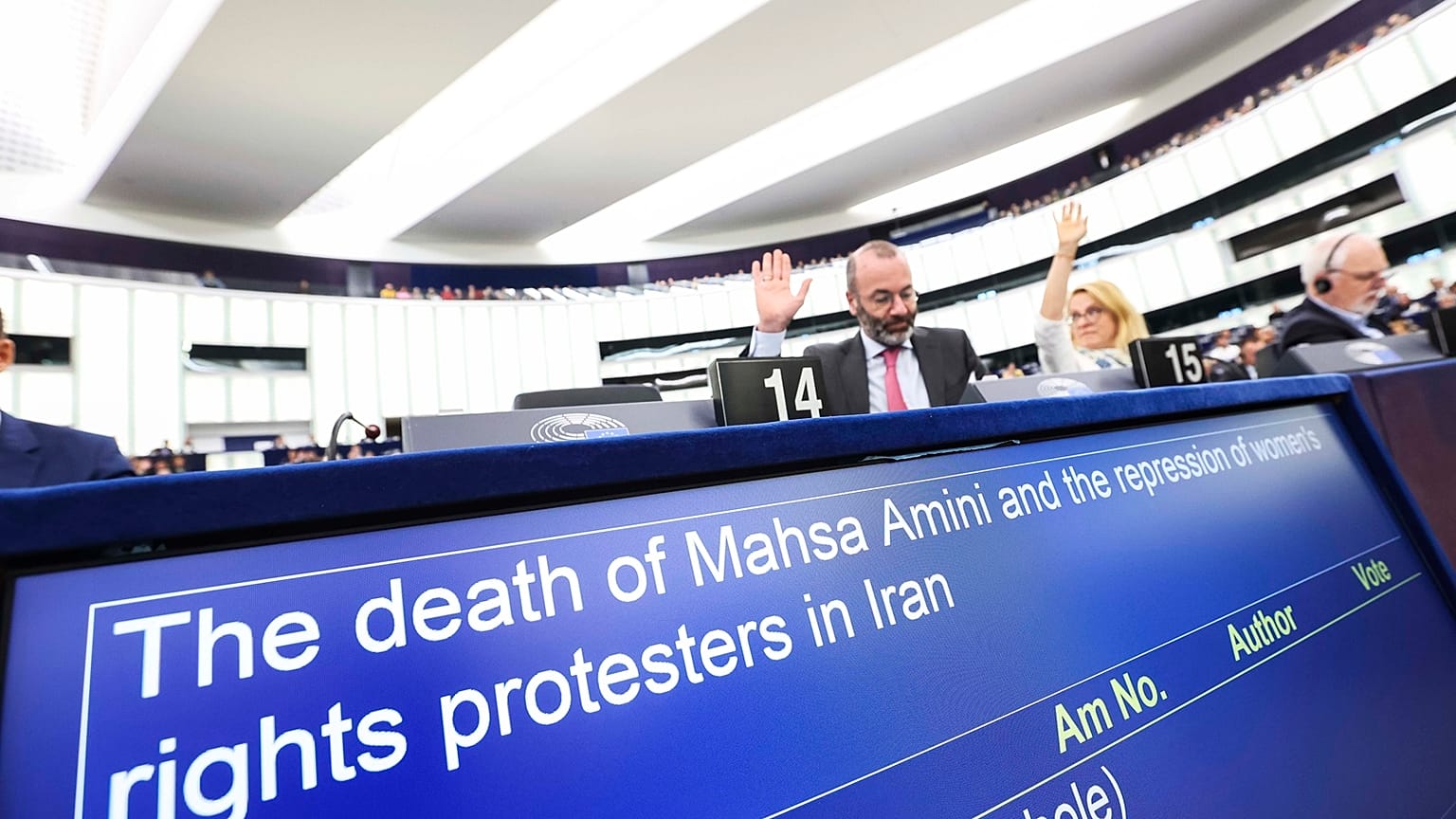 The European Parliament asked for an impartial and effective investigation into the killing of Mahsa Amini.