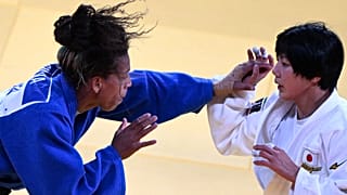 la Brésilienne Rafaela Silva remporte la médaille d'or chez les -57 kg aux Mondiaux de judo 2022, Tachkent, 8 octobre 2022.