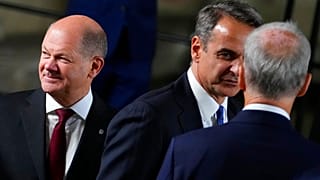Ο Κυριάκος Μητσοτάκης στη σύνοδο της Πράγας
