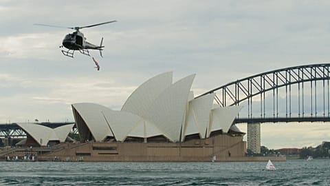 Australian diver Rhiannan Iffland took the plunge 20 metres above water.