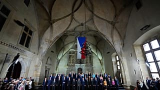 Foto de familia en Praga.