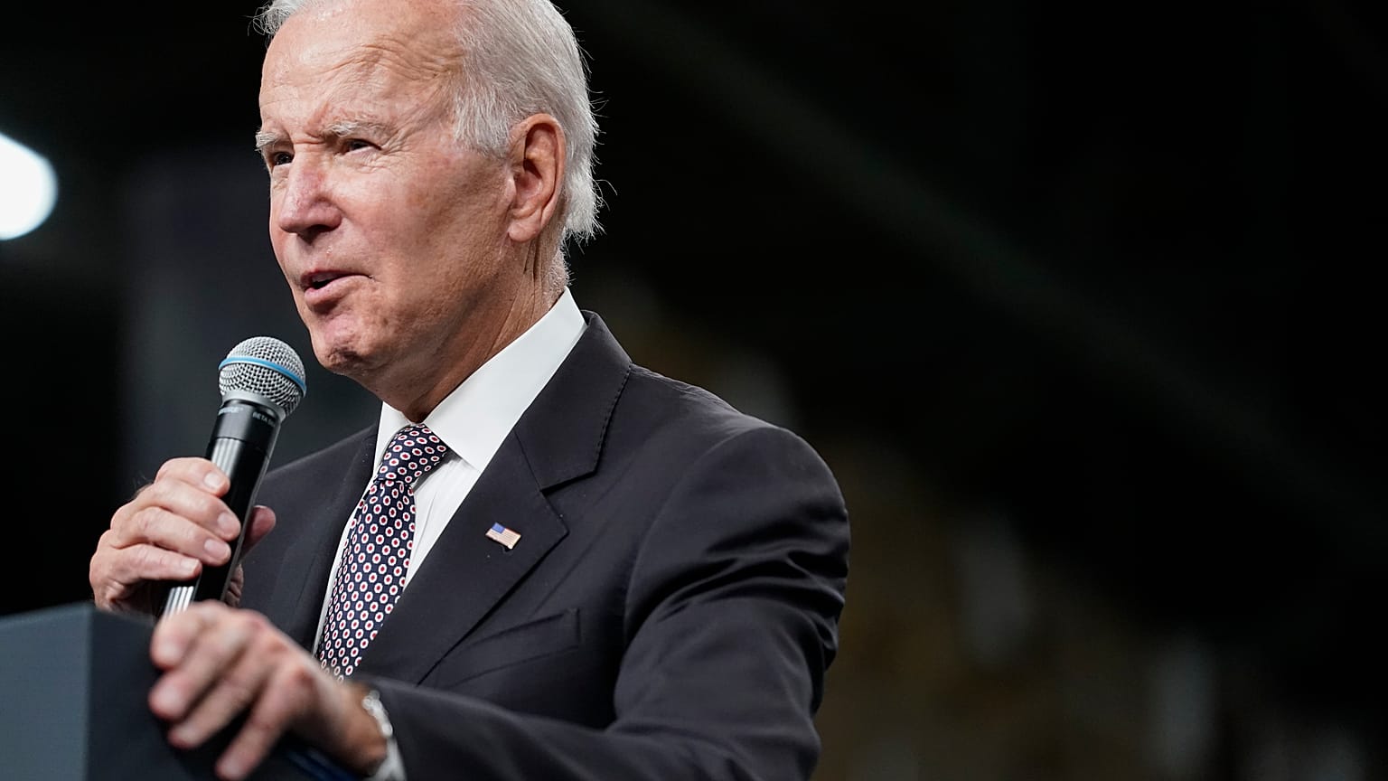 El presidente de Estados Unidos, Joe Biden, en Poughkeepsie, Nueva York, el 6 de octubre de 2022. 