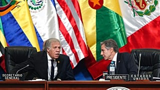 Luis Almagro, secretario General de la OEA y Antony Blinken, secretario de Estado de EEUU