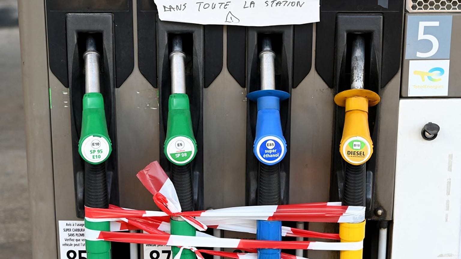 Une pompe hors-service à Marseille