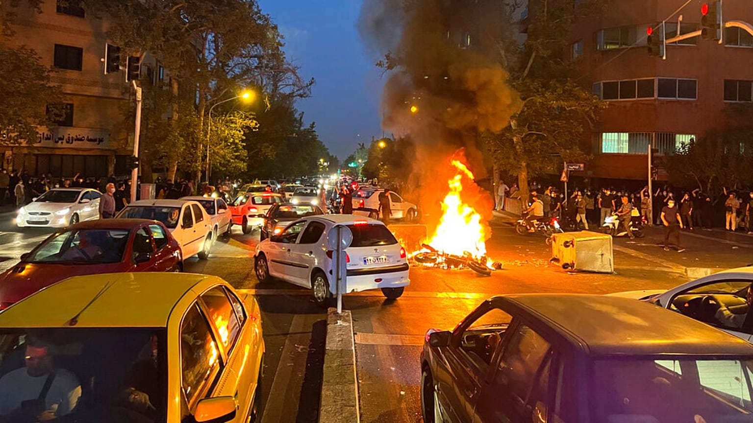 Protest over the death of Mahsa Amini