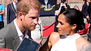 Britain's Prince Harry, left, and Meghan, Duchess of Sussex, Tuesday 6 Sept 2022.