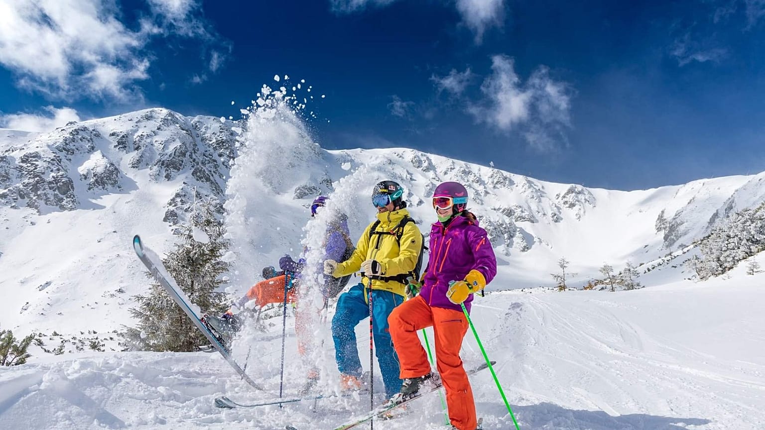 Skiing can be an expensive hobby. Here are six resorts that won't break the bank. Above - a mountain view in Jasná, Slovakia