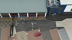 A rendőrségi parkoló Derbyben