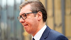 Serbiens Präsident Vucic will den Frieden im Kosovo wahren, sein Land sei aber bereit, die Serben im Norden des Kosovos zu "verteidigen"