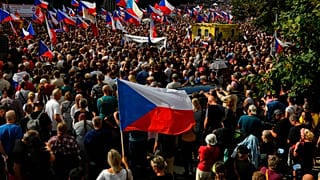 Protest in Prag