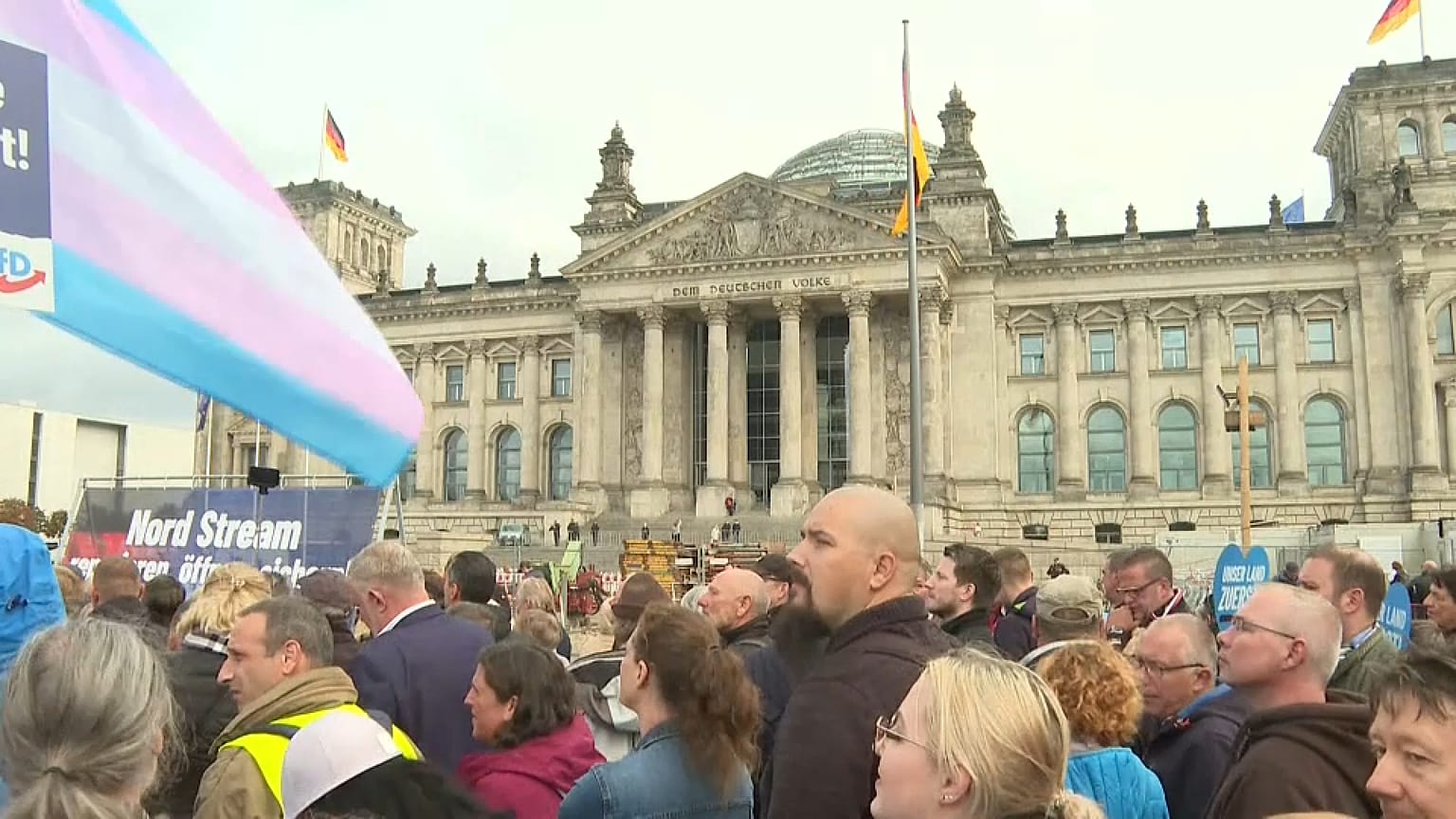 Protesta convocada en Berlín por el ultraconservador partido AfD