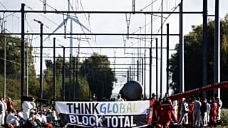 Bloqueio de refinaria perto de Bruxelas