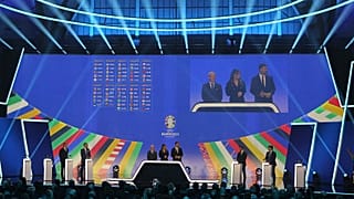Церемония жеребьёвки Евро-2024 во Франкфурте-на-Майне, 9 октября 2022 г.