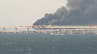 Explosión en el puente de Kerch 