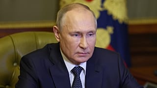 Putin said the Russian military launched “precision weapons” from the air, sea and ground.